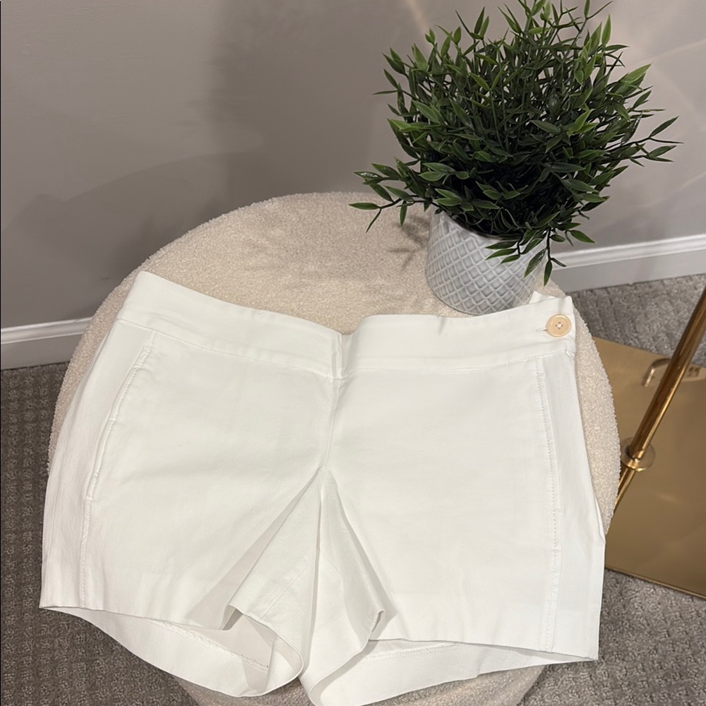 Lilly Pulitzer High Waist White Shorts